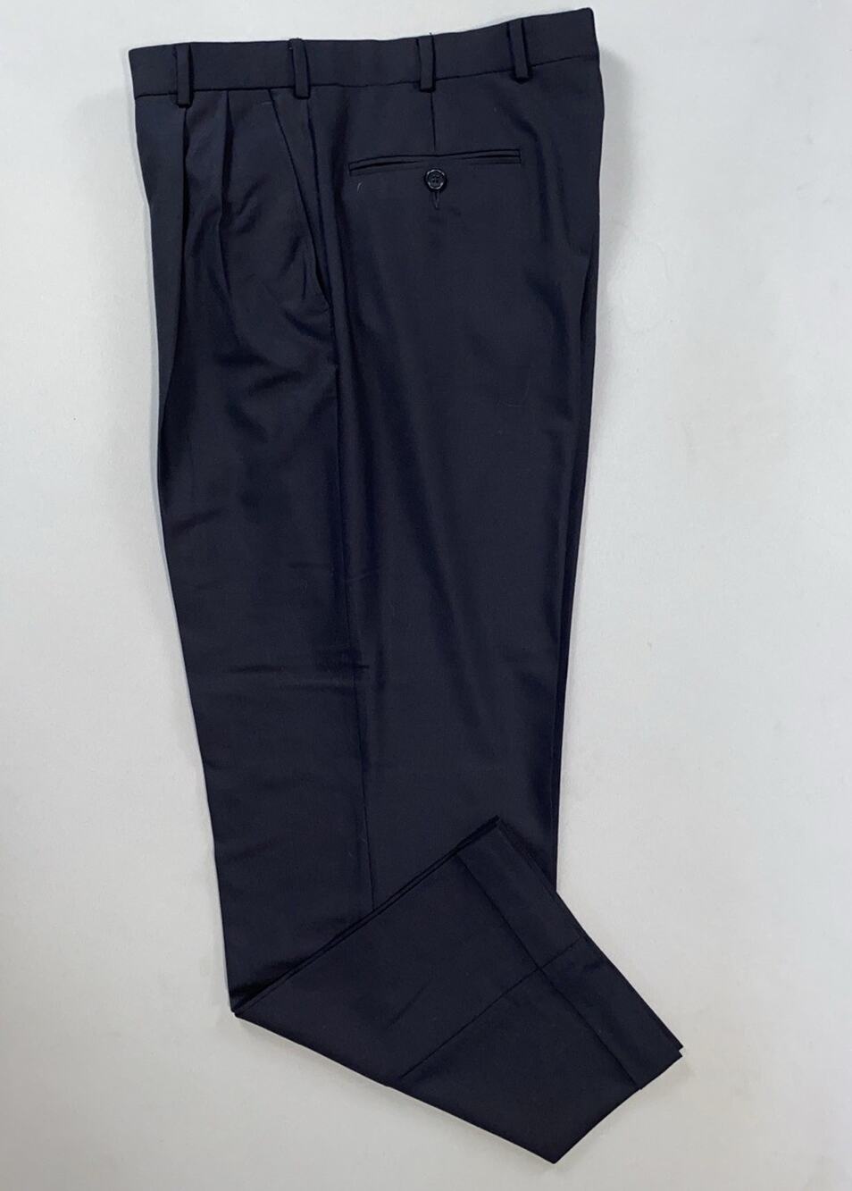 Brooks Brothers 346 Pleated/Cuffed Stretch Wool Dress Pants, Slacks. 34X29, EUC!